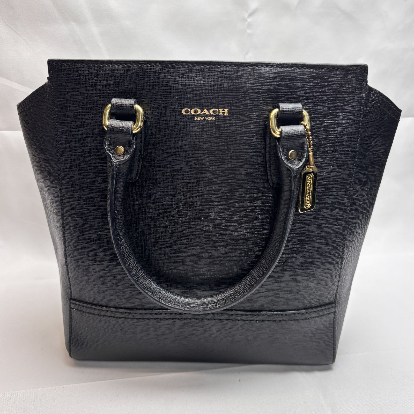 COACH コーチ トートバッグ ハンドバッグ 黒 ショルダーバッグ付き 