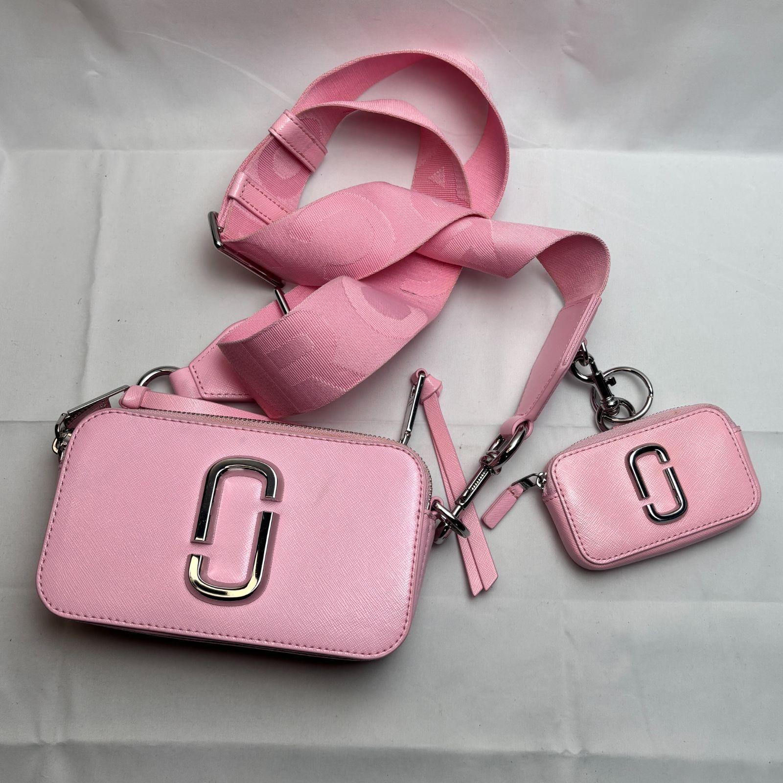 MARC JACOBS ザスナップショット ピンク ショルダーバッグ ミニポーチ 