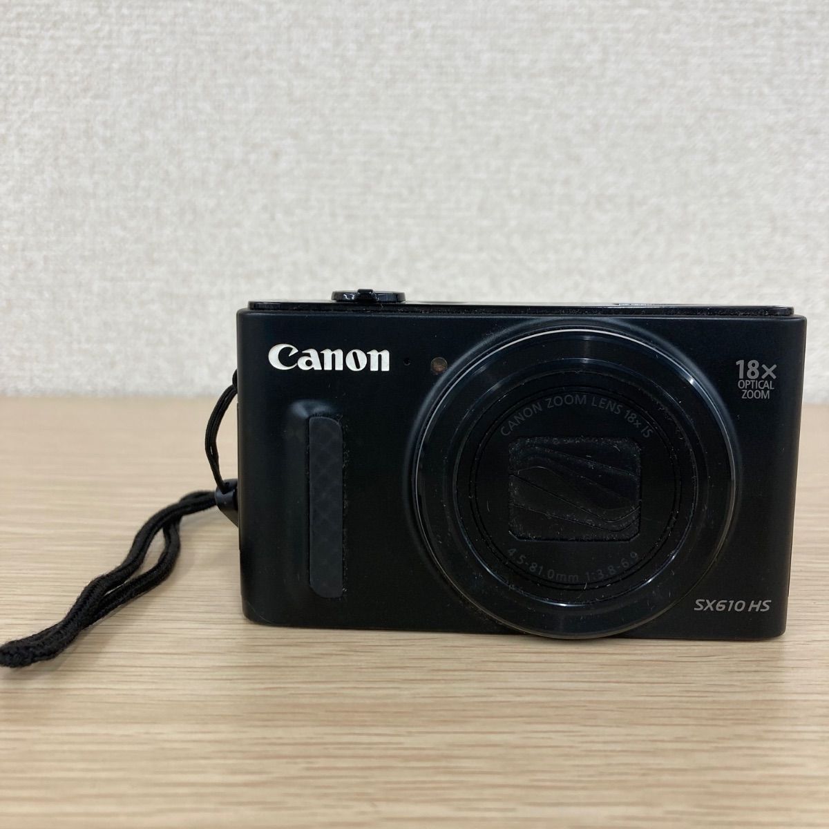 ○1【通電未確認】Canon PowerShot SX610HS ブラック【カメラ】【0.5 