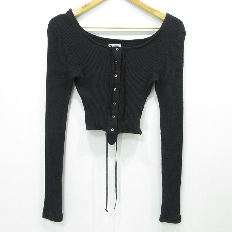 三重本店】 中古 FUMIKA UCHIDA | フミカウチダ RIB STITCH U NECK