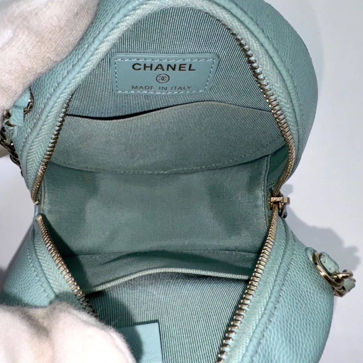 極美品✨CHANEL シャネル ショルダーバッグ ラウンド キャビアスキン 
