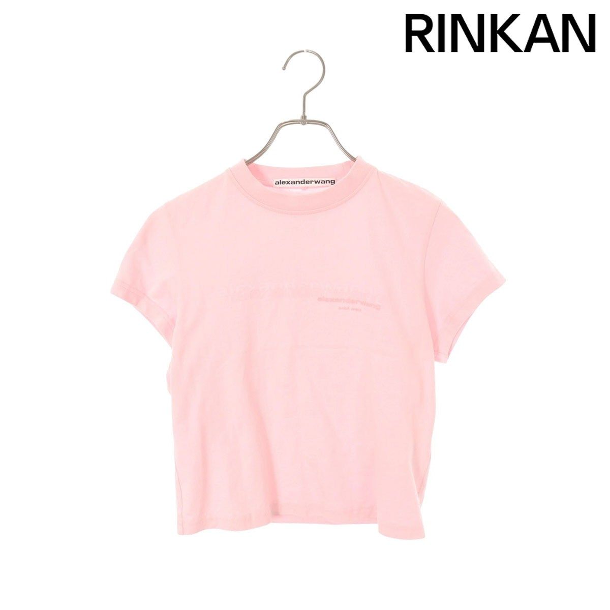 alexanderwang クロップドTシャツ　ピンク　xxs Alexander Wang ロゴ Tシャツ | ピンク | FARFETCH JP トップス