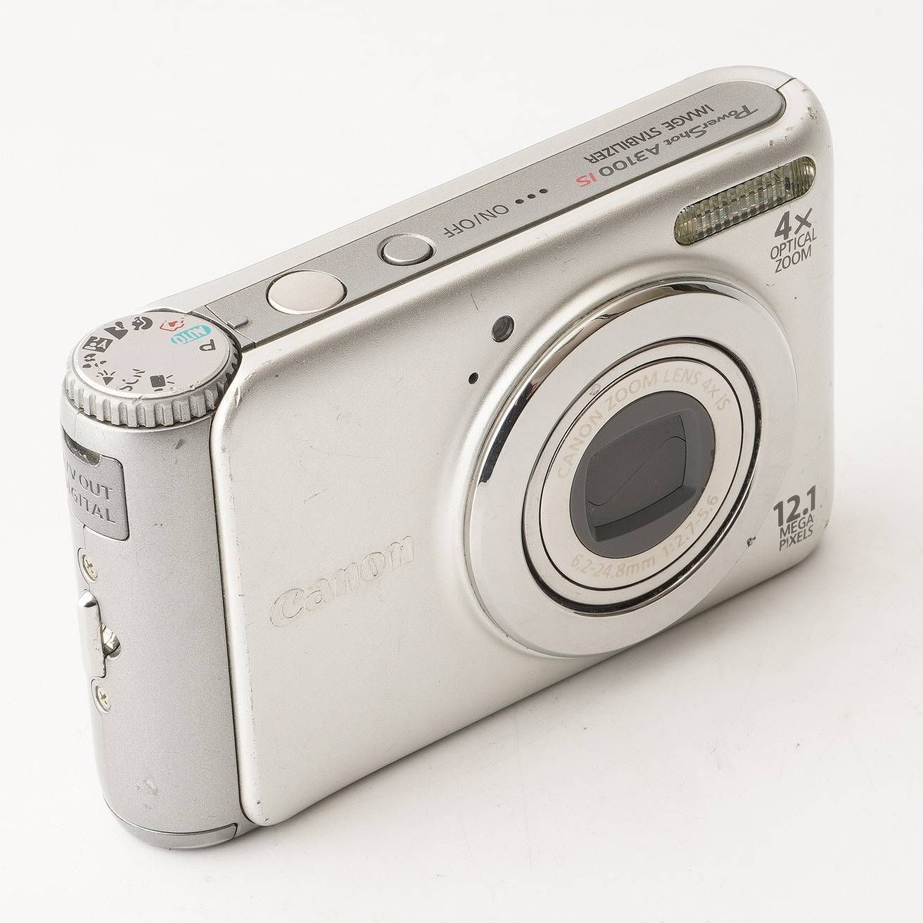 キヤノン Canon PowerShot A3100 IS シルバー 4X 光学ズーム - メルカリ