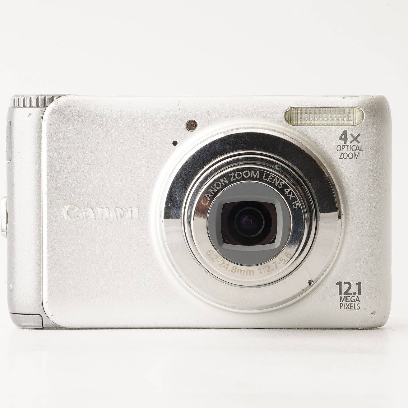 キヤノン Canon PowerShot A3100 IS シルバー 4X 光学ズーム - メルカリ