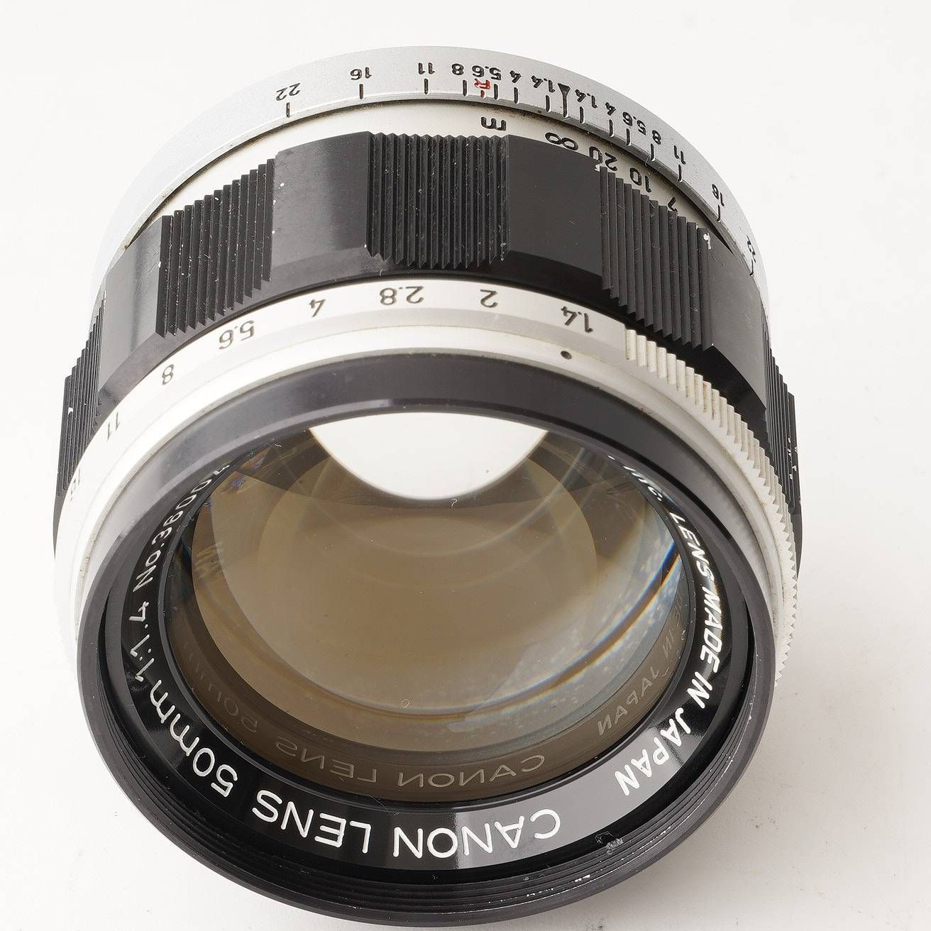 アルプスカメラ】ジャンク品 Canon キヤノン 50mm F1.2 Lマウント (L39