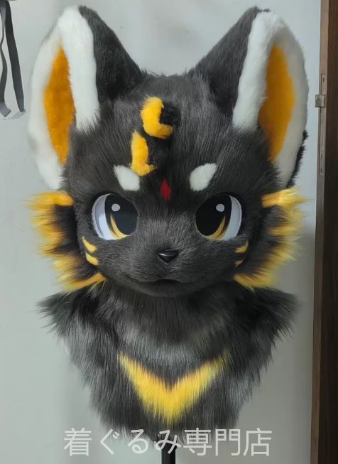 着ぐるみマスク コスプレ 動物 着ぐるみ マスク 美少女マスク 着ぐるみ 着ぐるみヘッド 猫 大垂れ耳 ライトブルー 全頭ヘッド ケモノ マスク コスプレ道具 コスプレ道具 仮装小道具 ハロウィン 学園祭