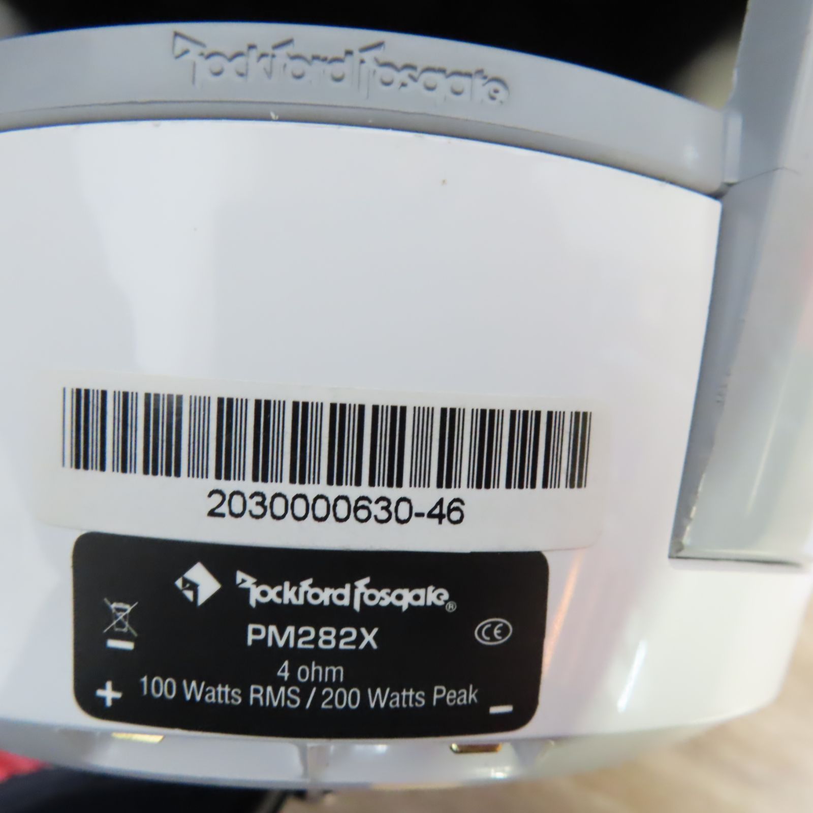 美品 Rockford Fosgate PM282X 8インチ 2個セット ロックフォード