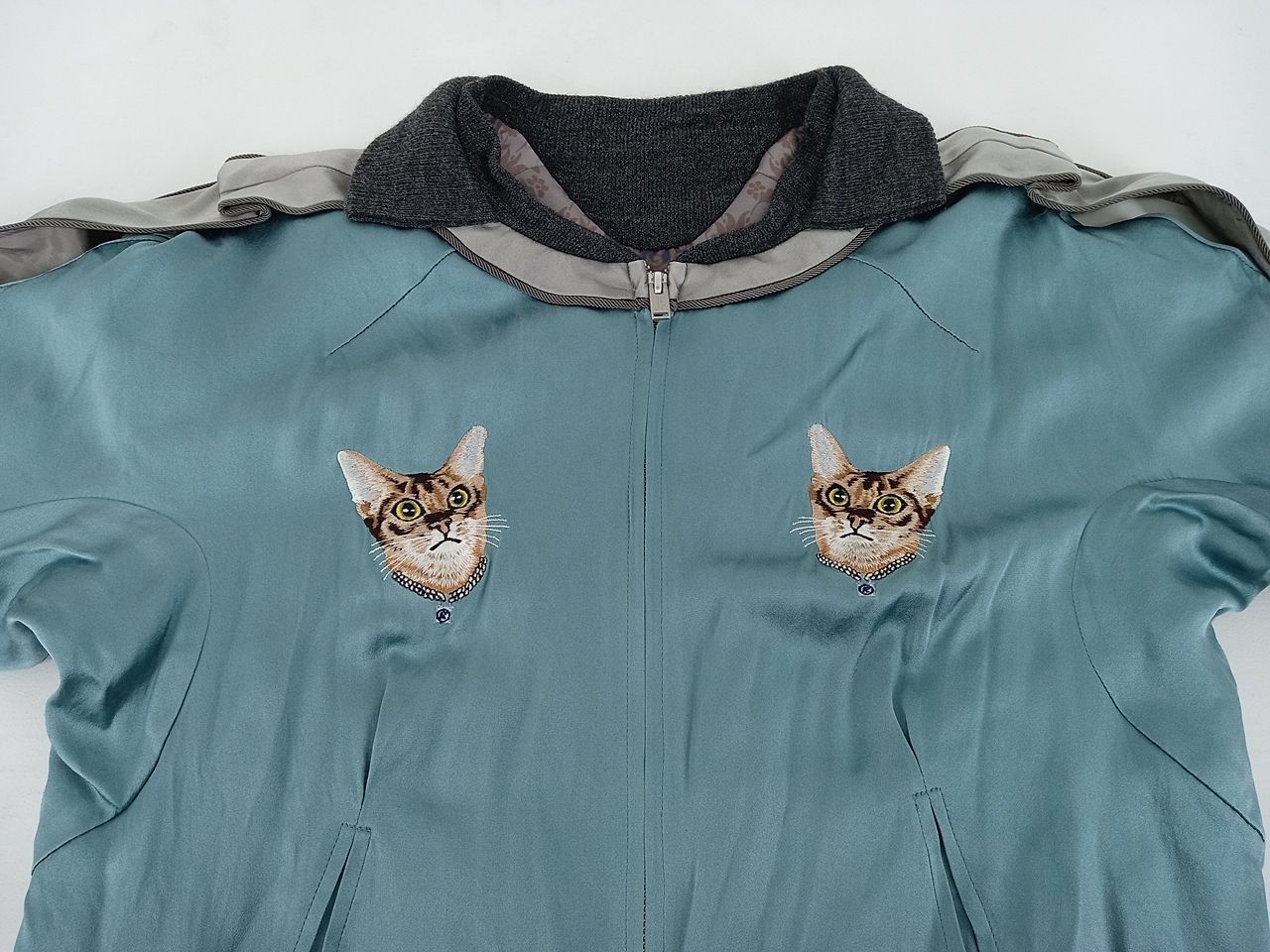 UNDERCOVER アンダーカバー 猫刺繍スカジャン サイズ3 [M-6754] - メルカリ