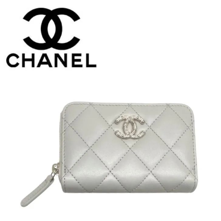 CHANEL シャネル クラシック ジップパース キャビアスキン 未使用品】CHANEL シャネル クラシックジップ コインパース キャビア