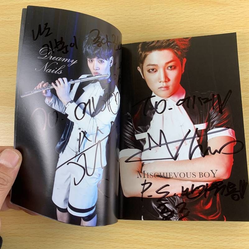 希少】ToppDogg 全メンバー 直筆サイン入 フォトブック 4冊 宛名入