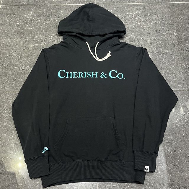 SAPEur CHERISH&CO HOODIE Mサイズ サプール ロゴフーディー パーカー 