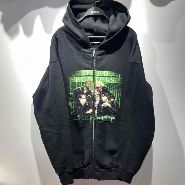BALENCIAGA フーディー （S） BALENCIAGA 19ss SPEED HUNTERS ZIP UP HOODIE 559100-TDV38 SIZE-XS