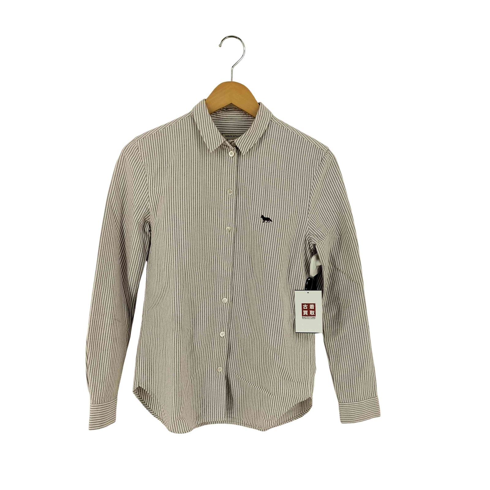 日本限定アイテム レア MAISON KITSUNE メゾンキツネストライプ ニット 