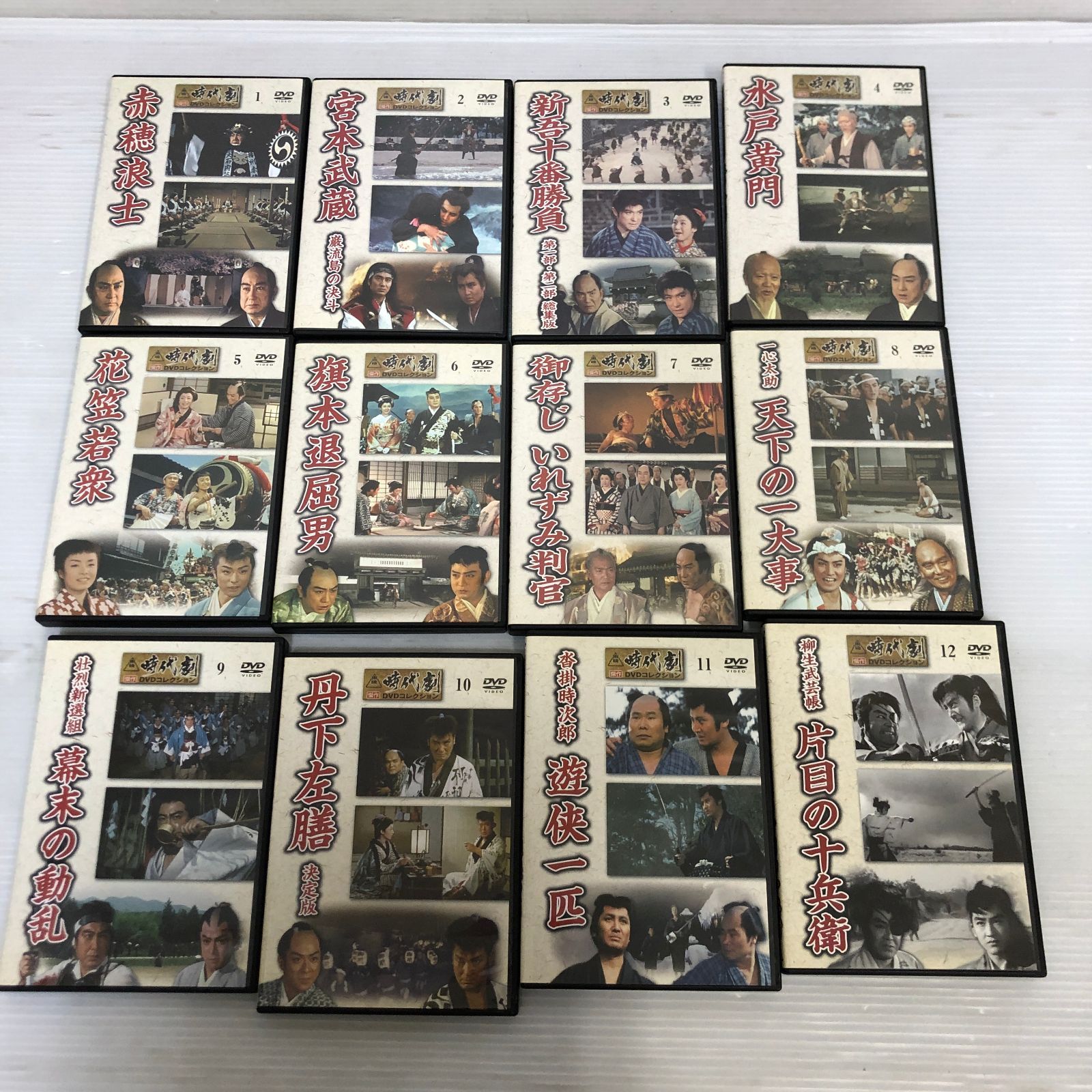 東映 時代劇 傑作DVDコレクション 全60巻セット 専用格子ラック 昭和