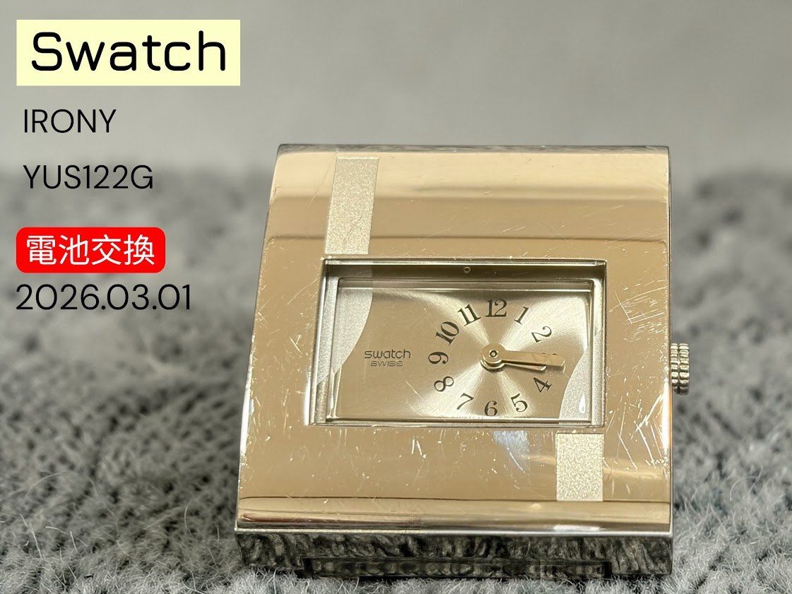 ☆ Swatch IRONY スウォッチ SWISS スクエア型 レディース腕時計 