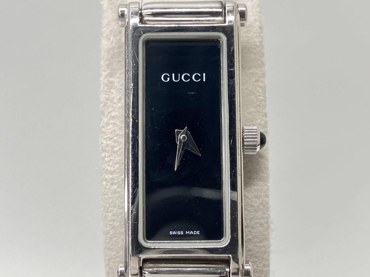 GUCCI グッチ 1500L ブラック文字盤 レディース ウォッチ 【公式通販】