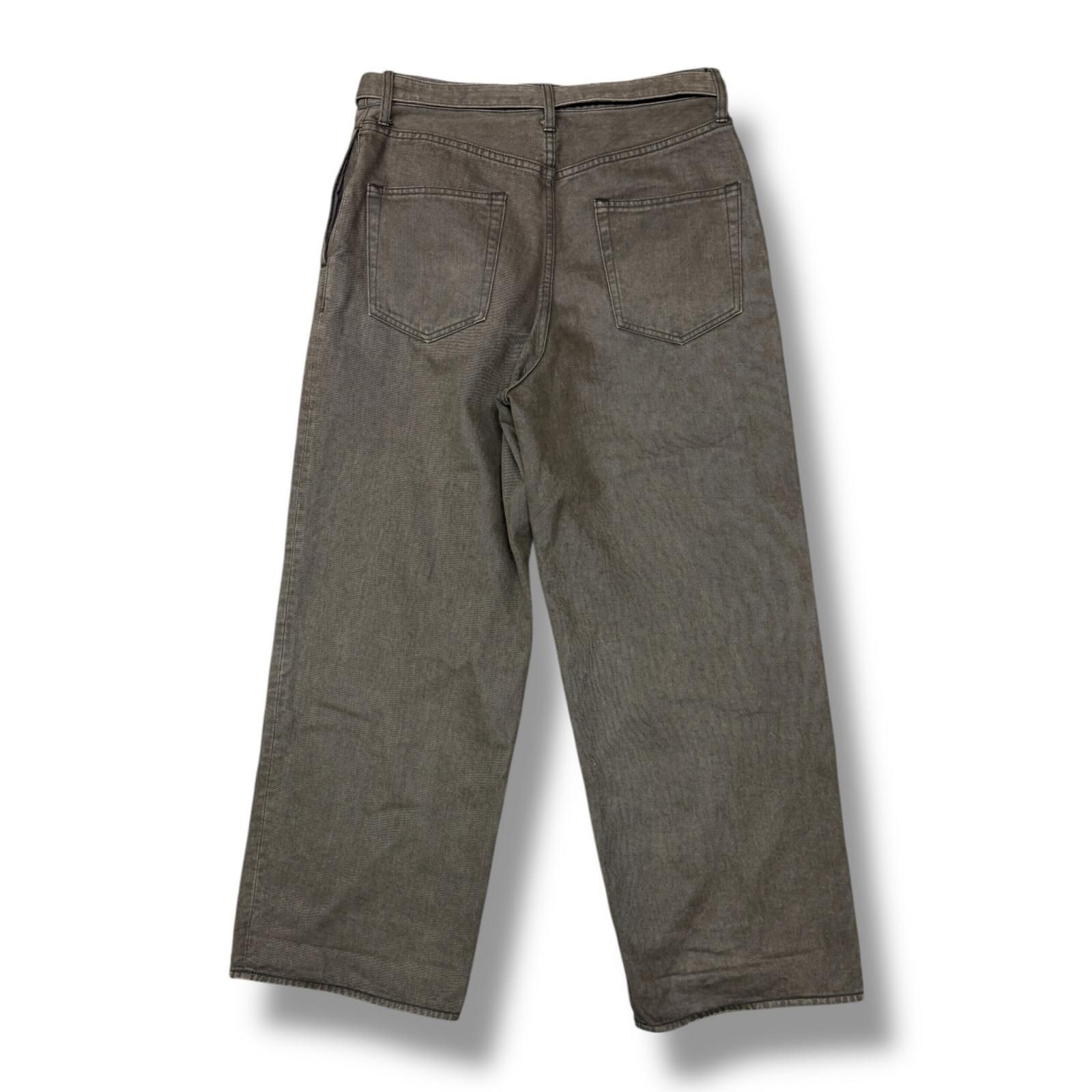 参考上代73700円 sacai 25SS Belted Denim Pants ベルト付きワイド