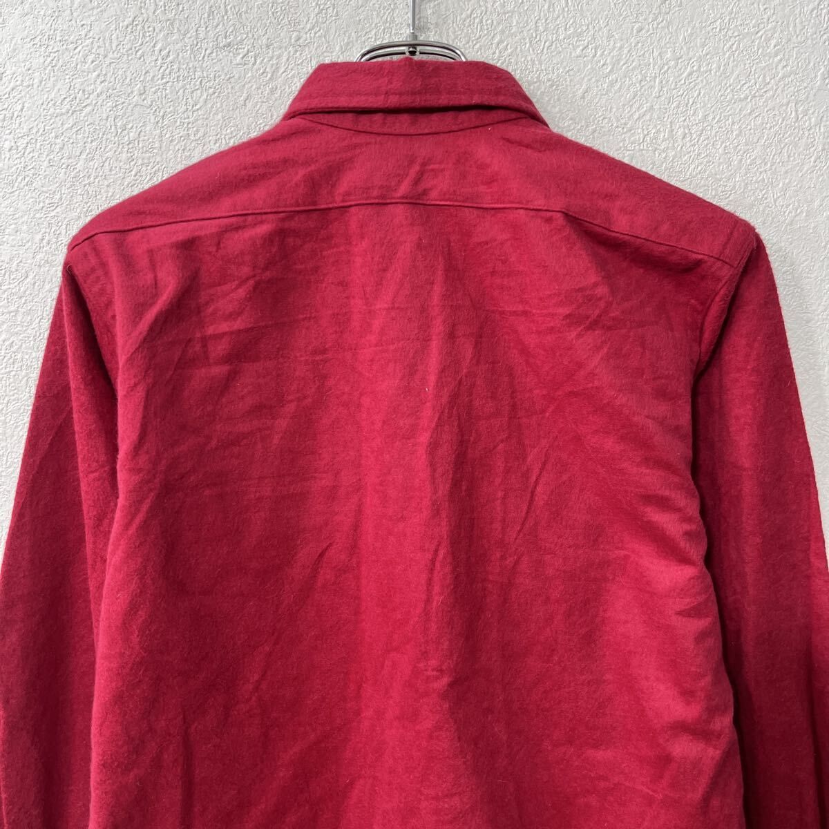 得価，新品】 90s USA製 L.L.Bean 長袖 フランネルシャツ M～ レッド 