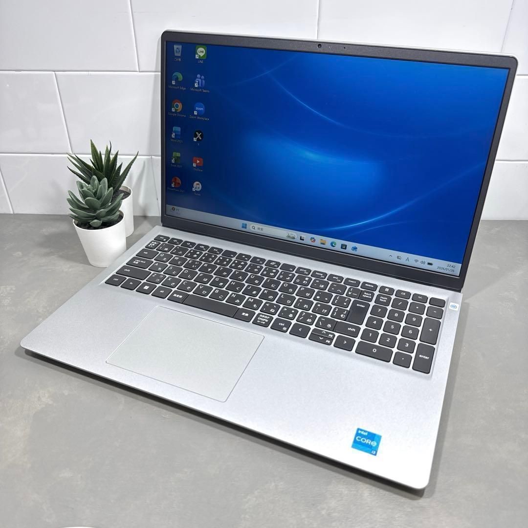 【DELL】Inspironセラミックホワイト☘11世代NVMe256+1TB 定番，送料無料 【高性能】DELLセラミックシルバ11世代️NVMe256+1TB