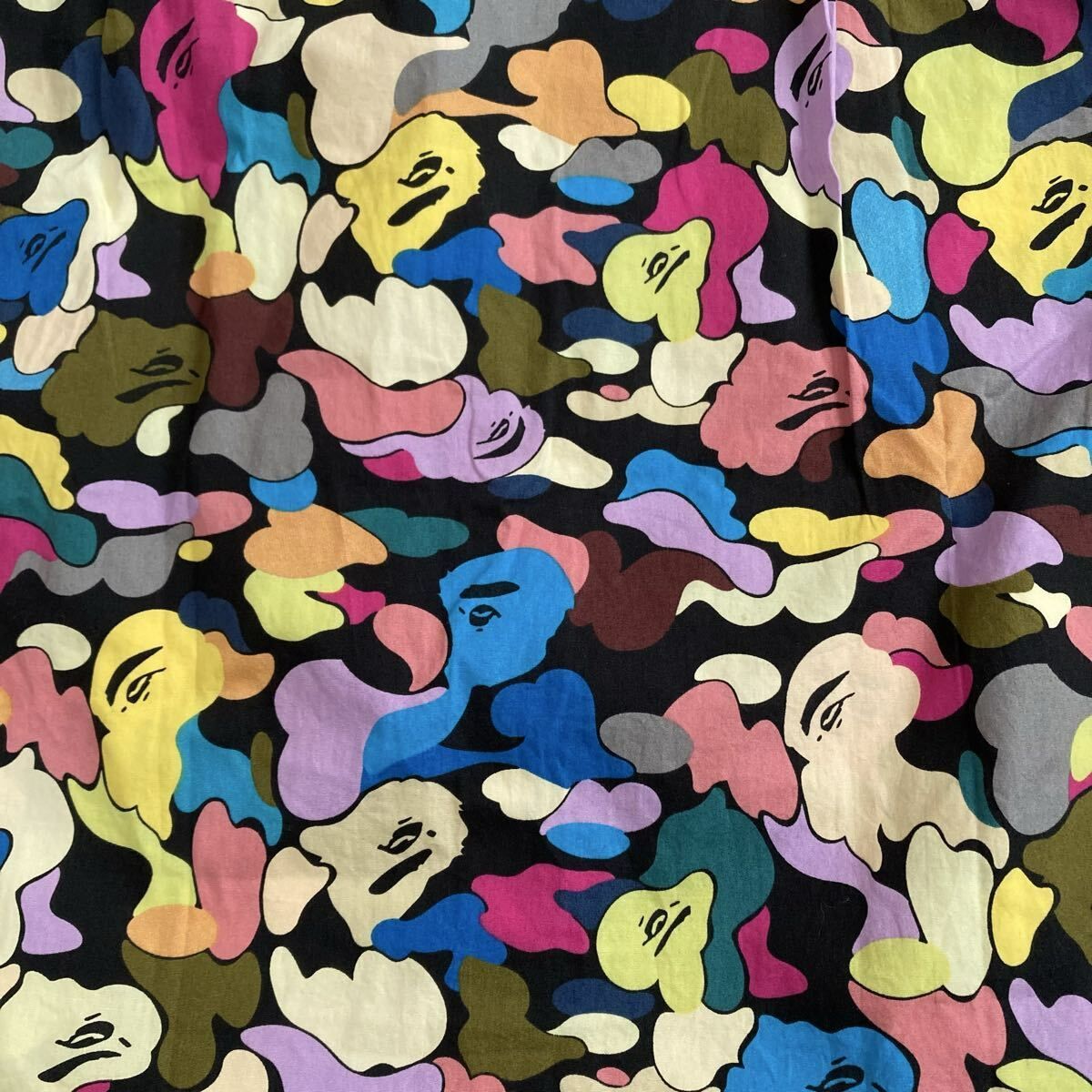 パイレーツストア限定 マルチカモ 半袖シャツ Mサイズ a bathing ape