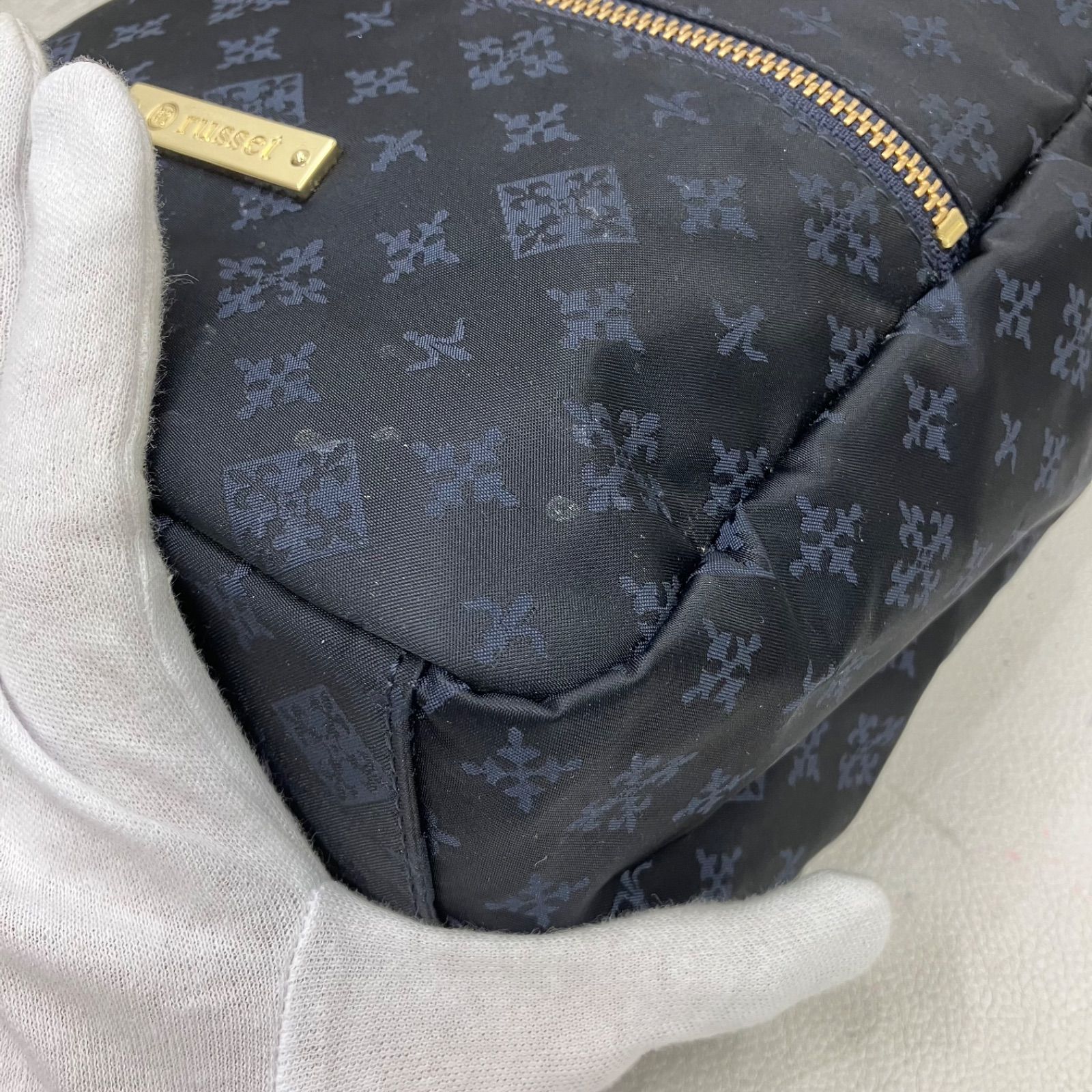 558 russet ラシット 2way ショルダーバッグ リュックサック ネイビー 