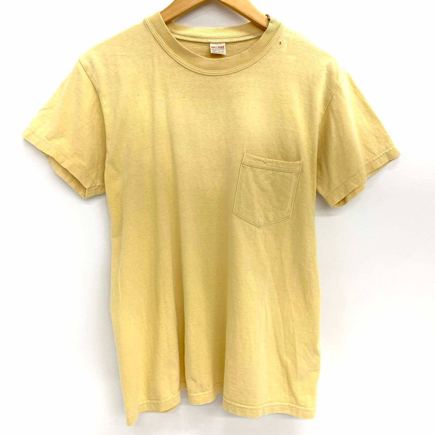 現状渡し品】JOE McCOY ジョーマッコイ BALL PARK S/S ポケットTee 