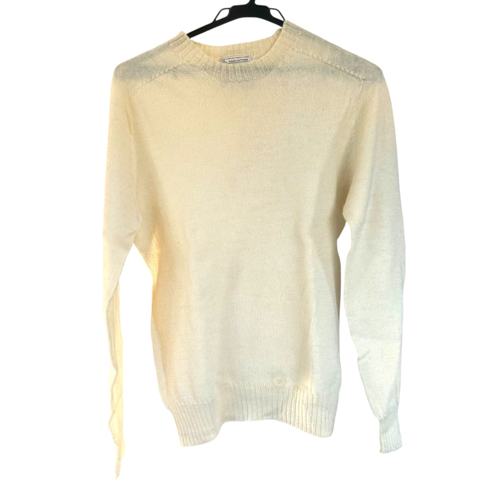 INVERALLAN インバーアラン ニット アイボリー メンズ 38サイズ【CC11 