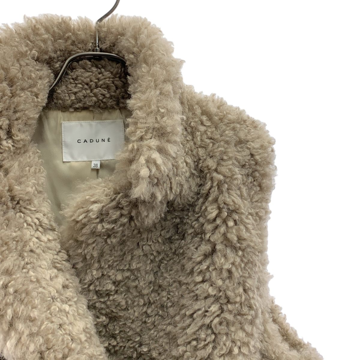 2024AW 美品　CADUNÉ カデュネ　ボアジレ　ベージュ　Sサイズ CADUNE / カデュネ | 2024AW | DEUXIEME CLASSE取り扱い / ボアジレ