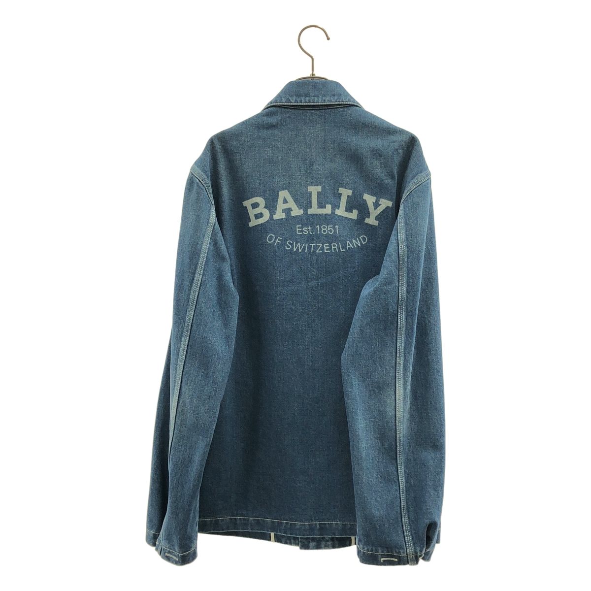 メンズ 【美品】 BALLY / バリー | バックロゴ カバーオール デニム 