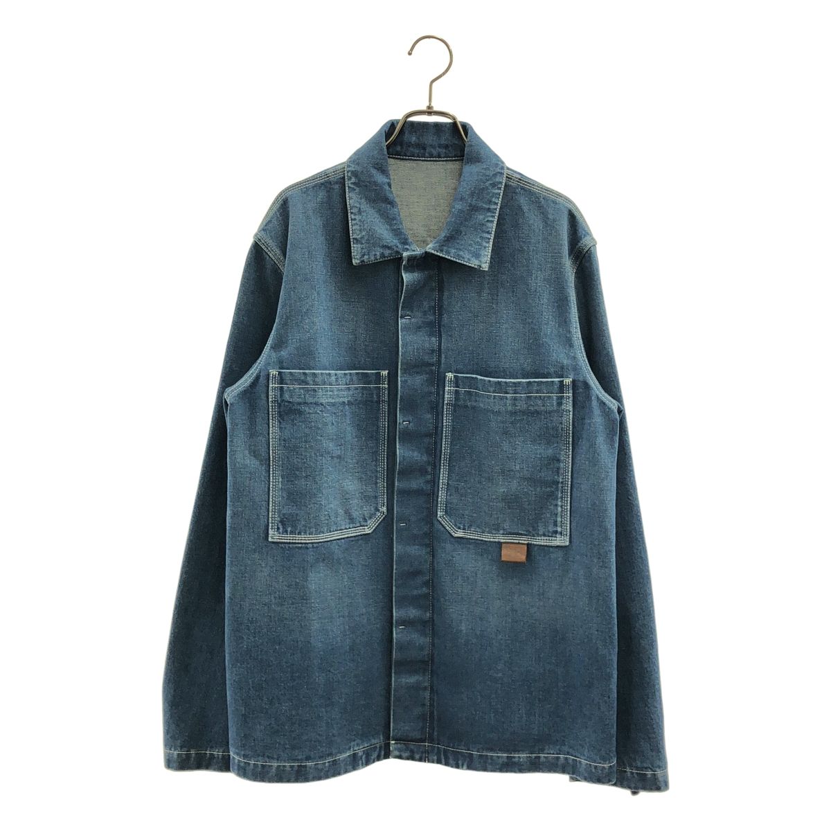 【美品】  BALLY / バリー | バックロゴ カバーオール デニム ジャケット | M | インディゴ | メンズ 2JNGi9qpD3KSfhZVCfcCok.jpg@jpg