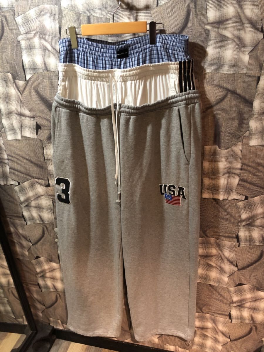 PROJECT G/R 3 LAYERD スウェットレイヤードパンツ ヌビアン PROJECT G