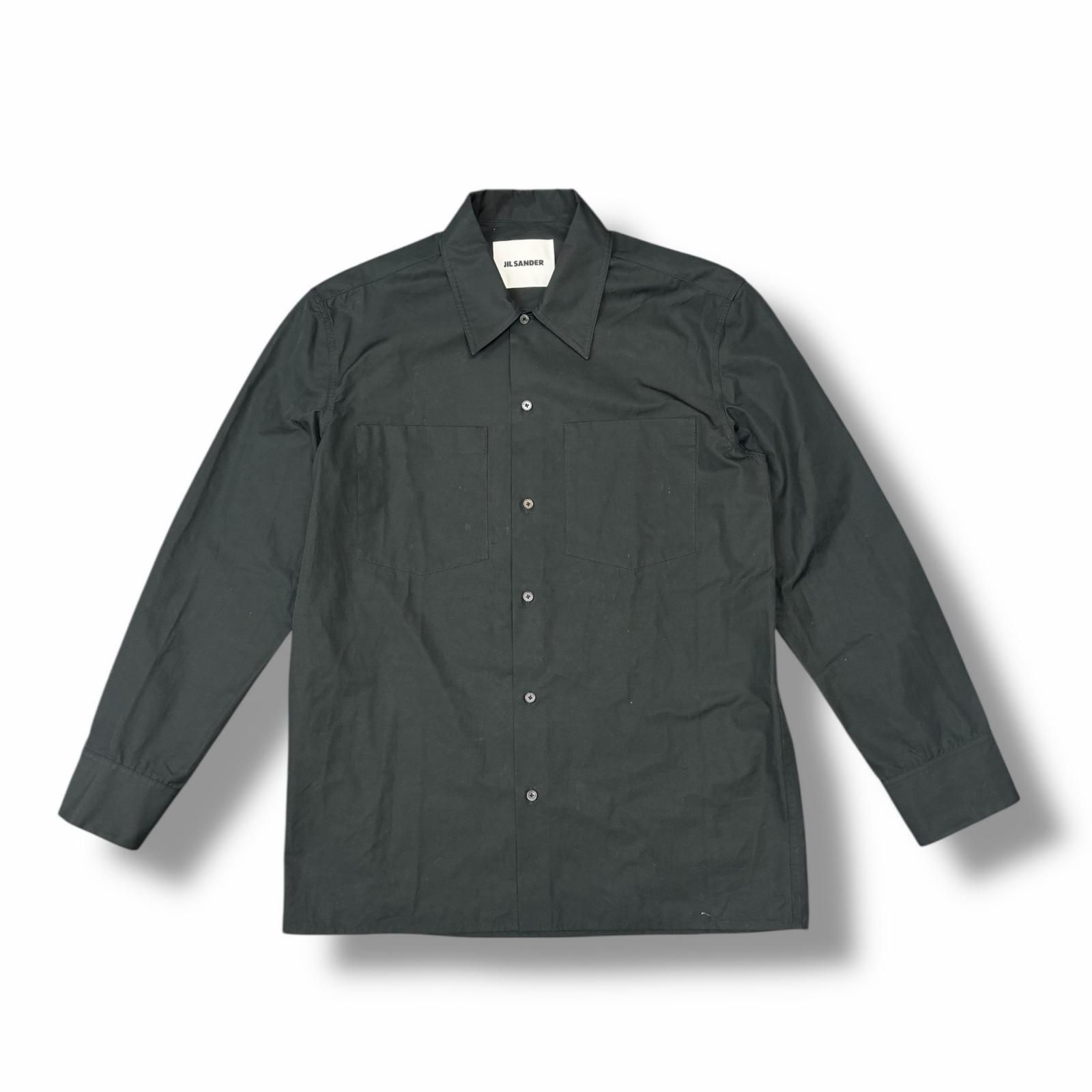 国内正規 JIL SANDER 23SS square hem regular collar over shirt 