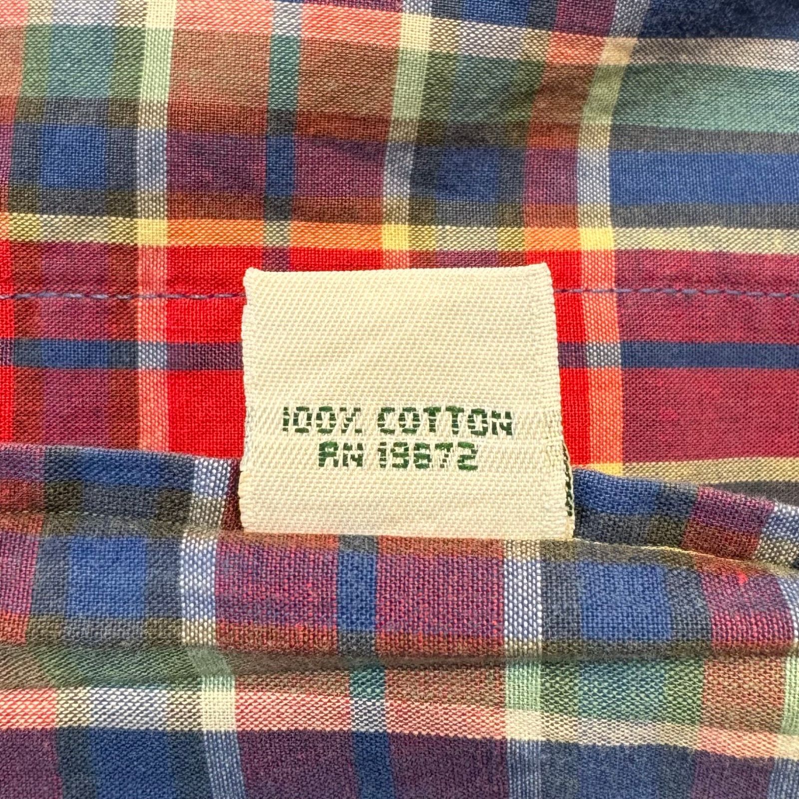 POLO RALPH LAUREN (ポロラルフローレン) 80sマドラスチェックシャツ 