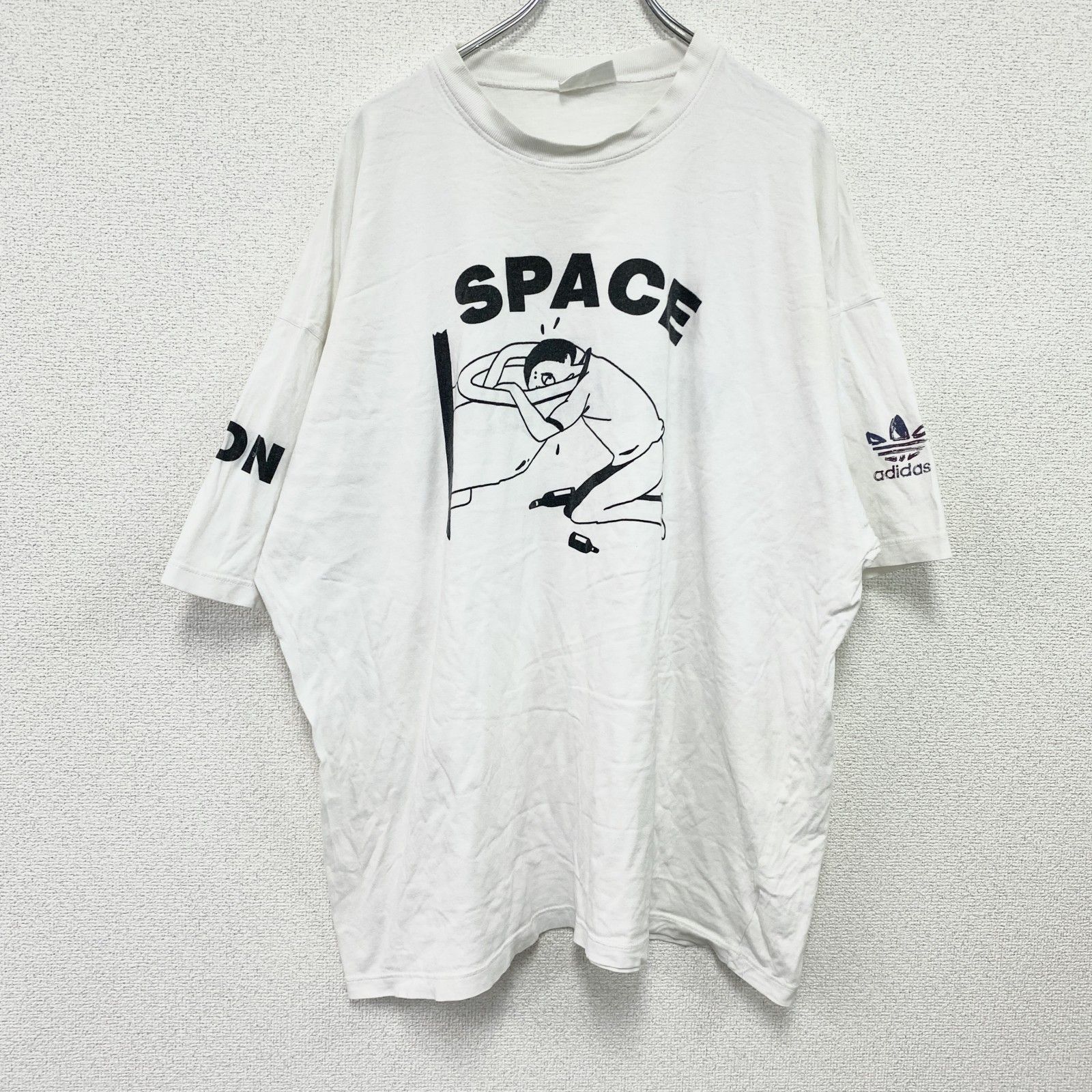 古着 used ～90s adidas アディダス 半袖プリントTシャツ ヴィンテージ 
