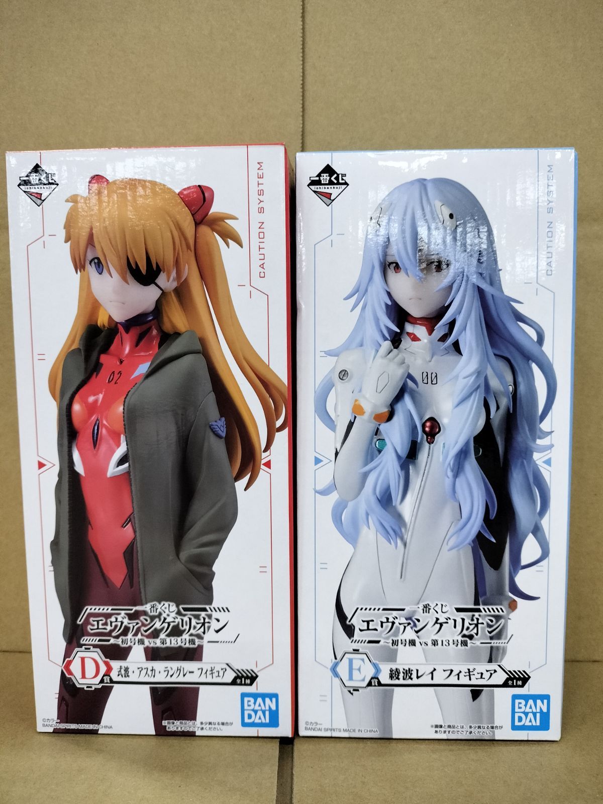 一番くじエヴァンゲリオン 綾波レイ&アスカ フィギュアセット