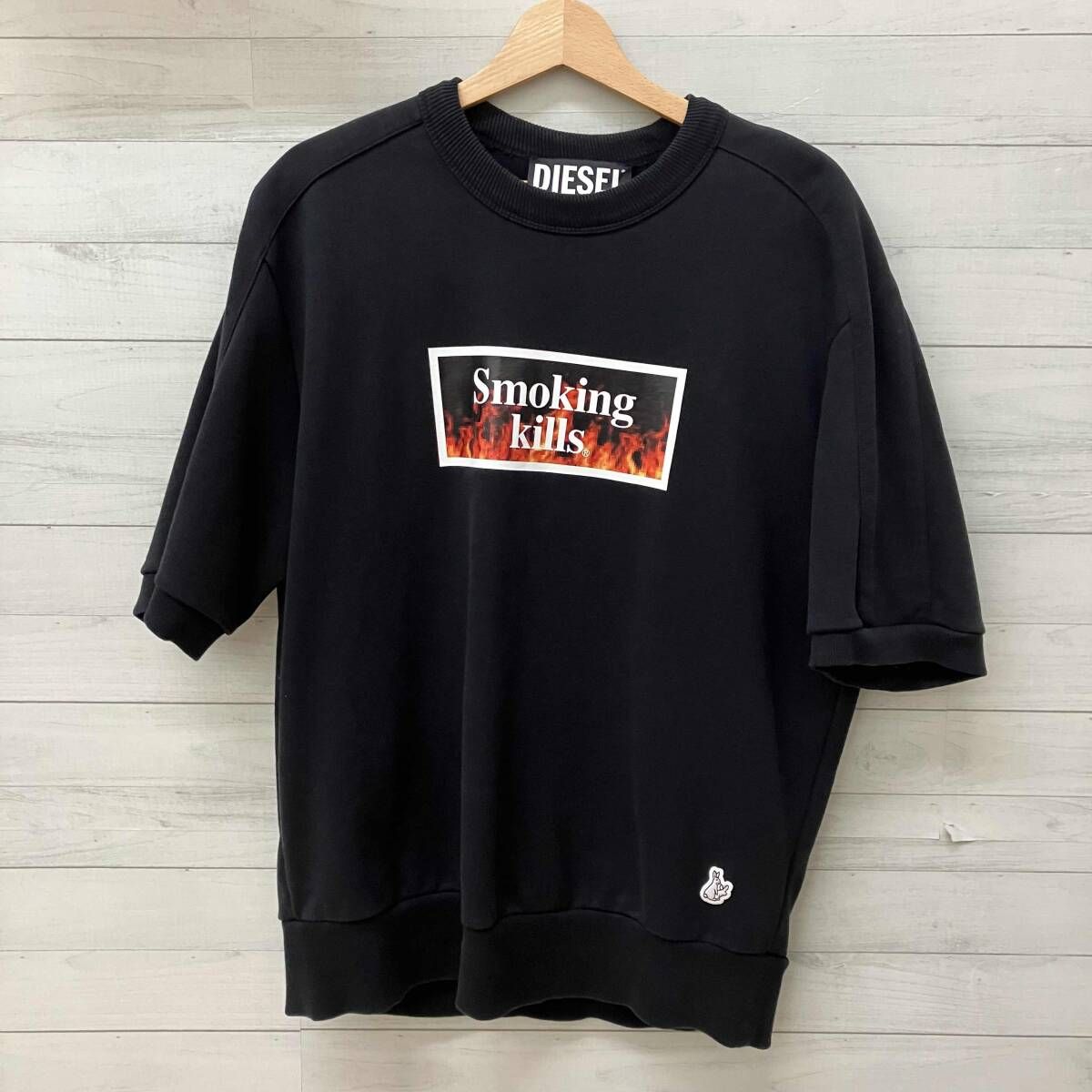 FR2 エフアールツー Smoking Kills Tシャツ ナポレオン 黒 L DIESEL × FR2 ディーゼル エフアール2 コラボ 半袖Tシャツ Smoking