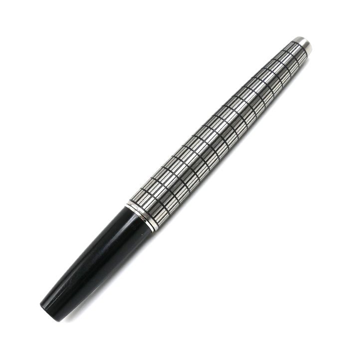 PILOT パイロット Elite 万年筆 シルバー/ブラック ペン先 18K 750