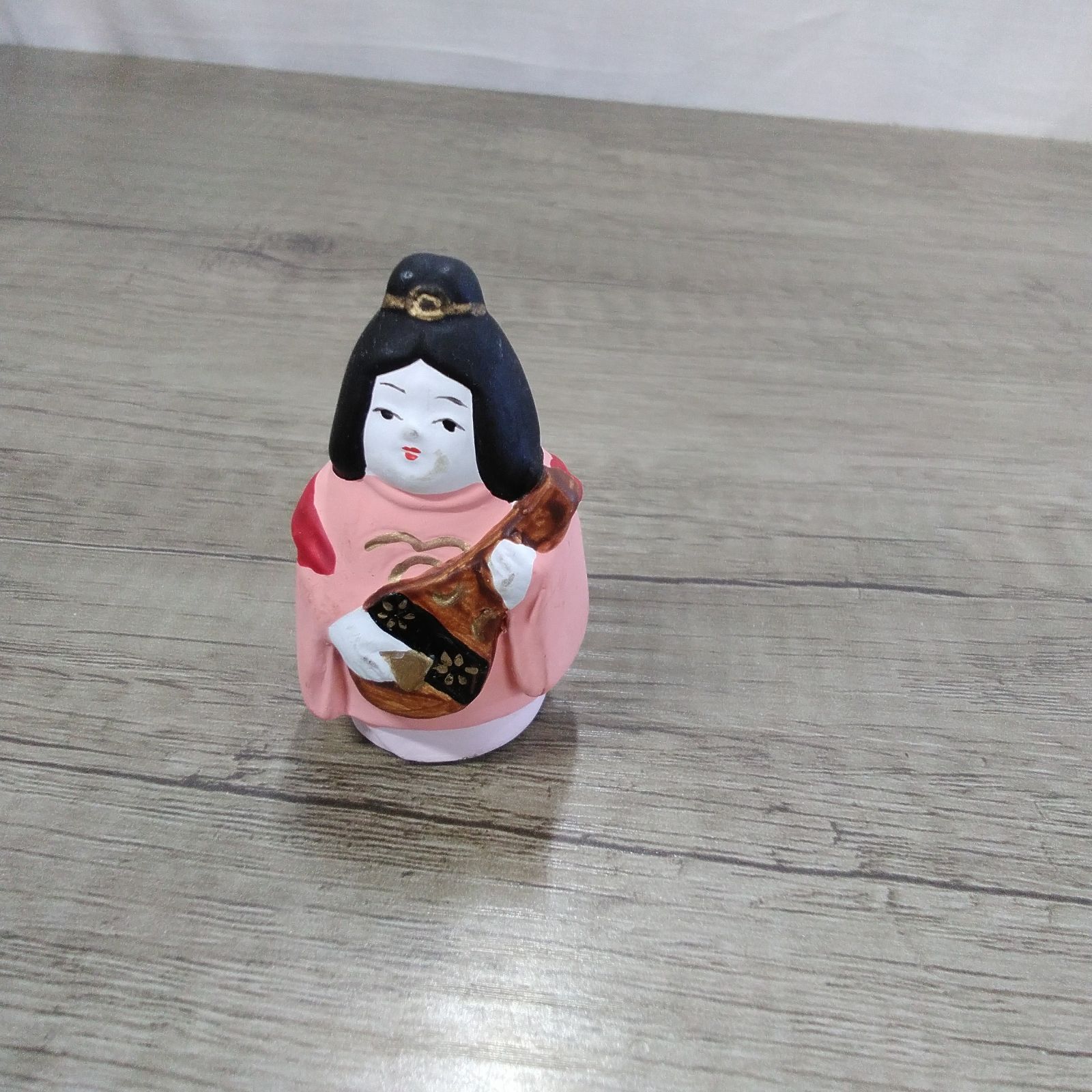 龍虎作 七福神 人形 民芸品 焼物 縁起物 アンティーク インテリア 現状