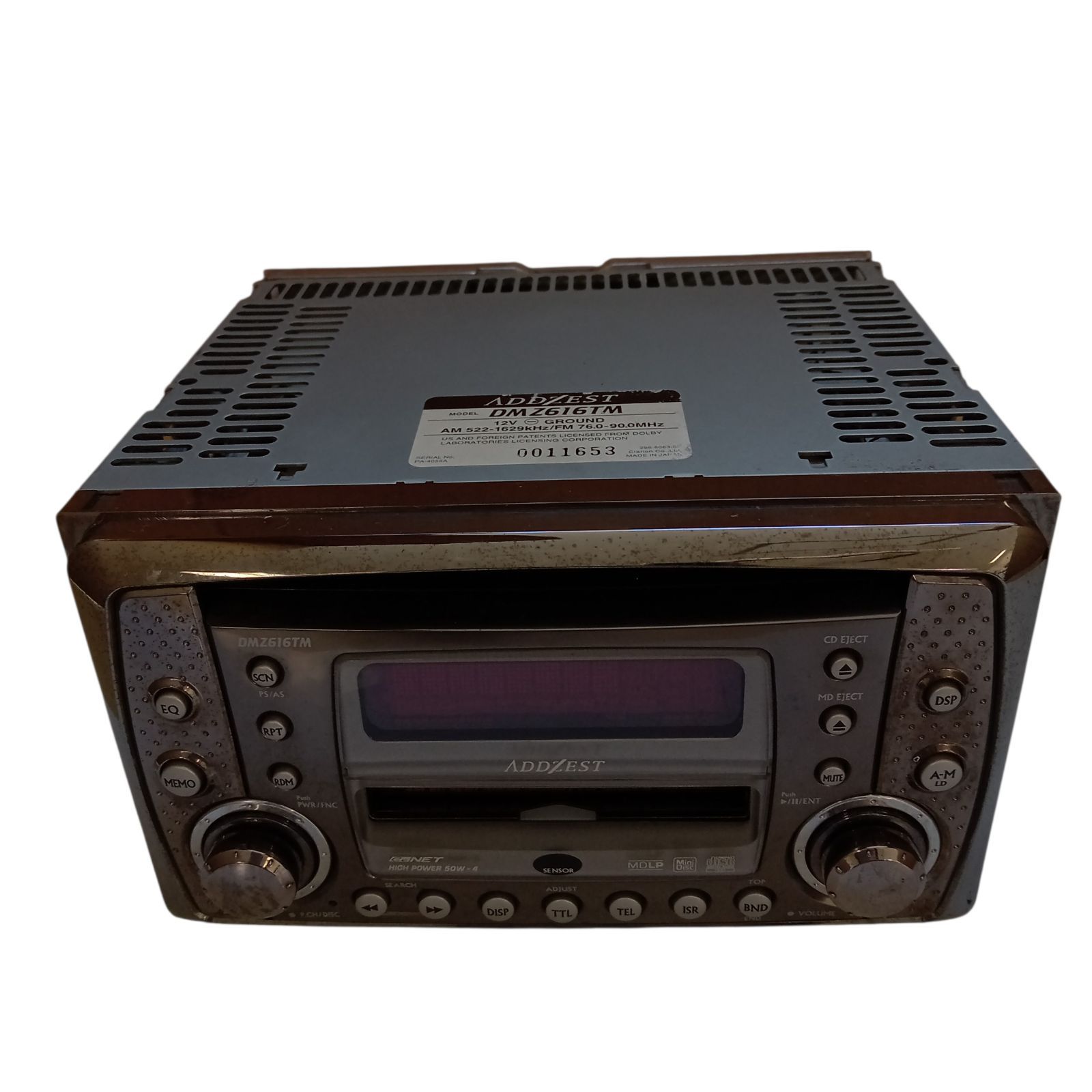 X03127 カーオーディオ3点セット トヨタ KENWOOD ADDZEST ラジオ CD