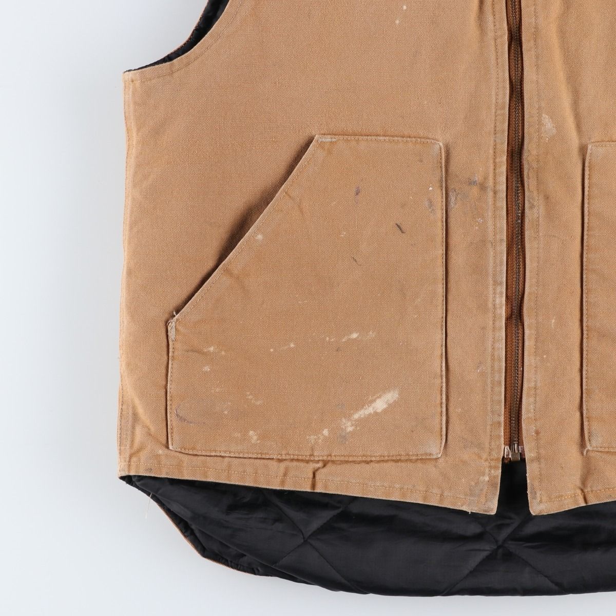 古着 90年代 カーハート Carhartt クラシックベスト 中綿入り ダック 
