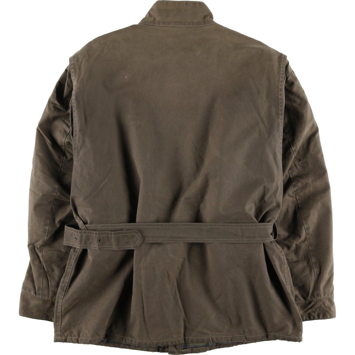 古着 ベルスタッフ Belstaff 中綿入り ワックスコットン オイルド 