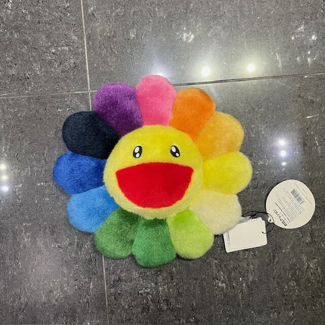 カイカイキキ 村上隆 30cm Kaikai Kiki FLOWER CUSHION RAINBOW 30cm