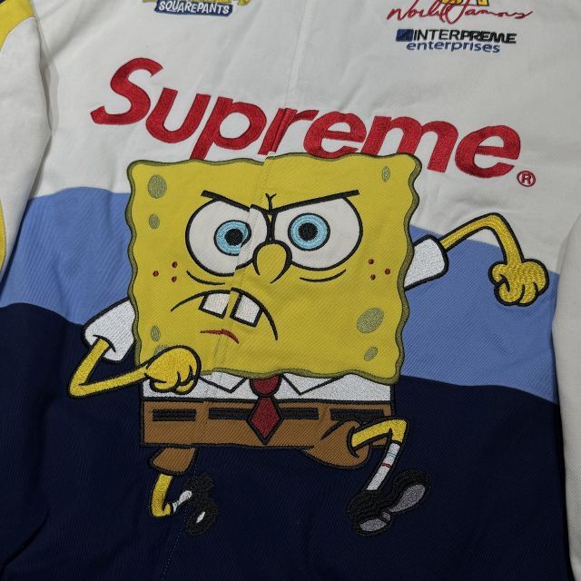 Supreme 25aw SpongeBob SquarePants Jeff Hamilton Racing Jacket
