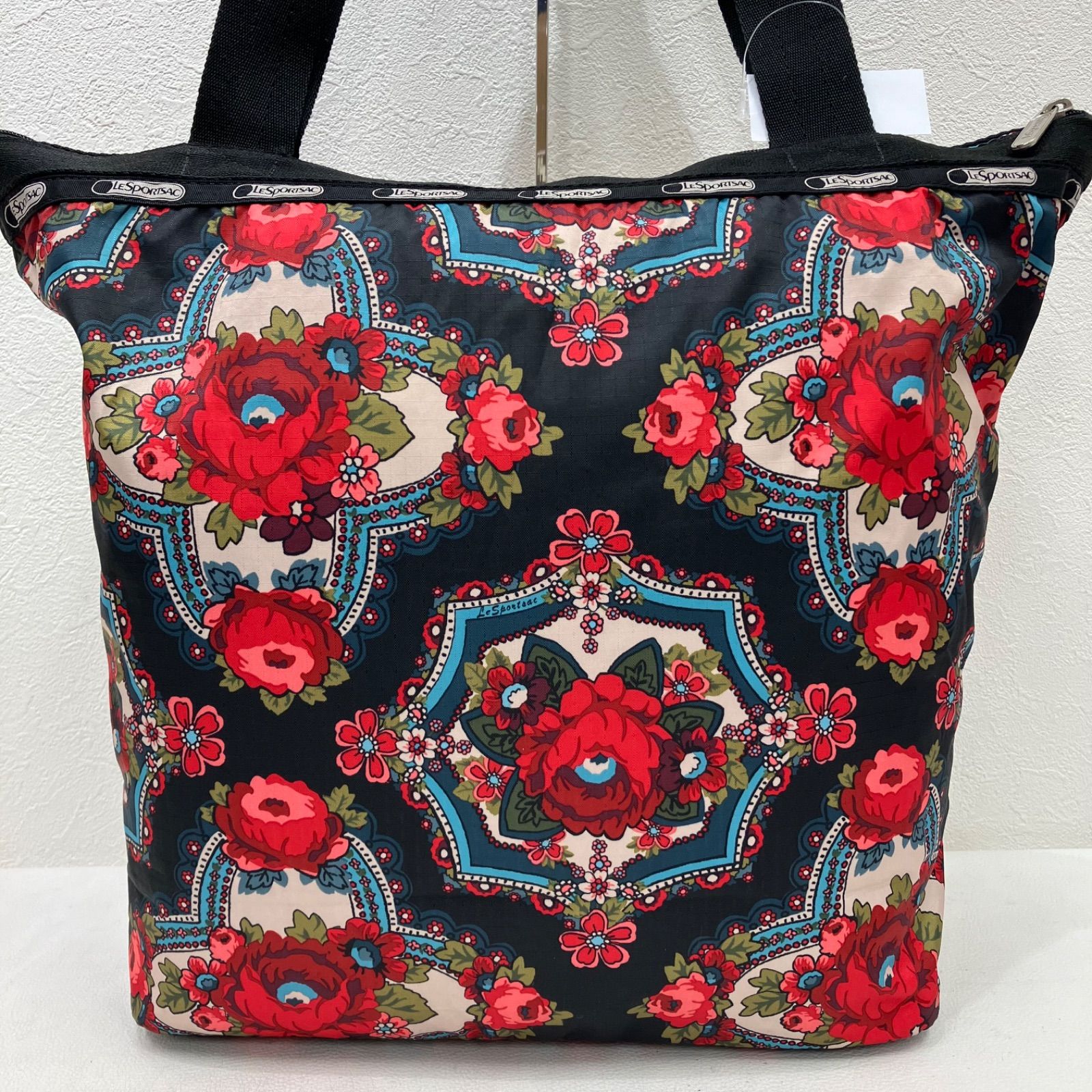 478 LeSportsac レスポートサック トートバッグ ハンドバッグ ブラック 