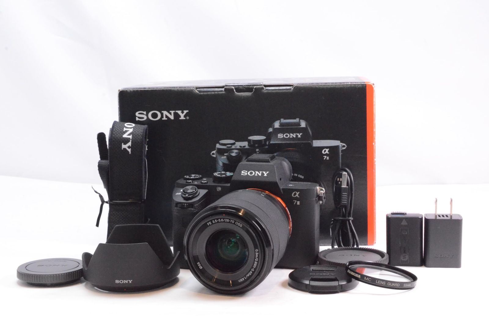 元箱、フィルター付き良品】SONY ソニー α7II ズームレンズ 元箱、フィルター付き良品】SONY ソニー α7II ズームレンズ