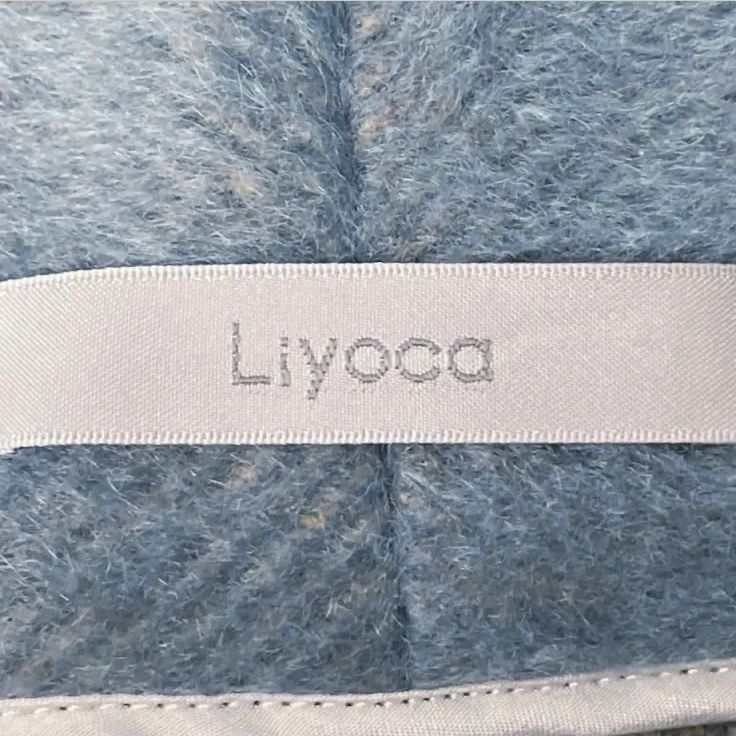 Liyoca リヨカ ヘリンボーン シャギー ノーカラーコート モヘヤ Liyoca リヨカ ヘリンボーンシャギーノーカラーコート - メルカリ