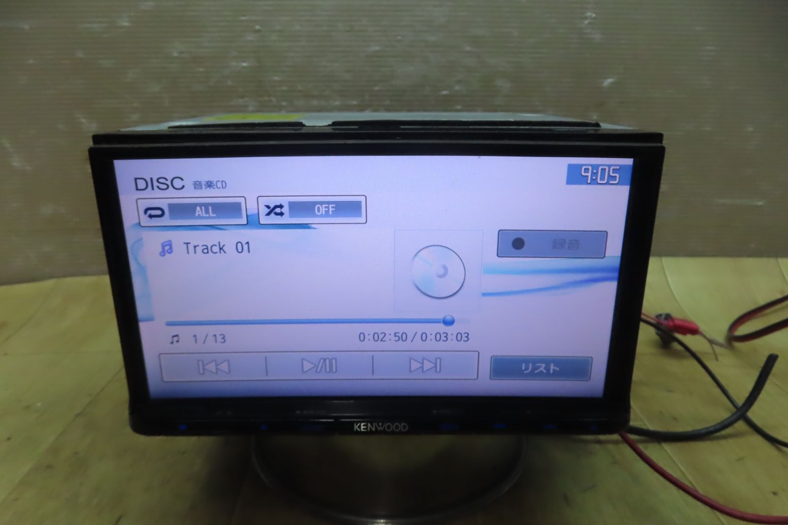 大人気，定番 動作保証付F5693/ケンウッド MDV-D302 メモリーナビ 地図