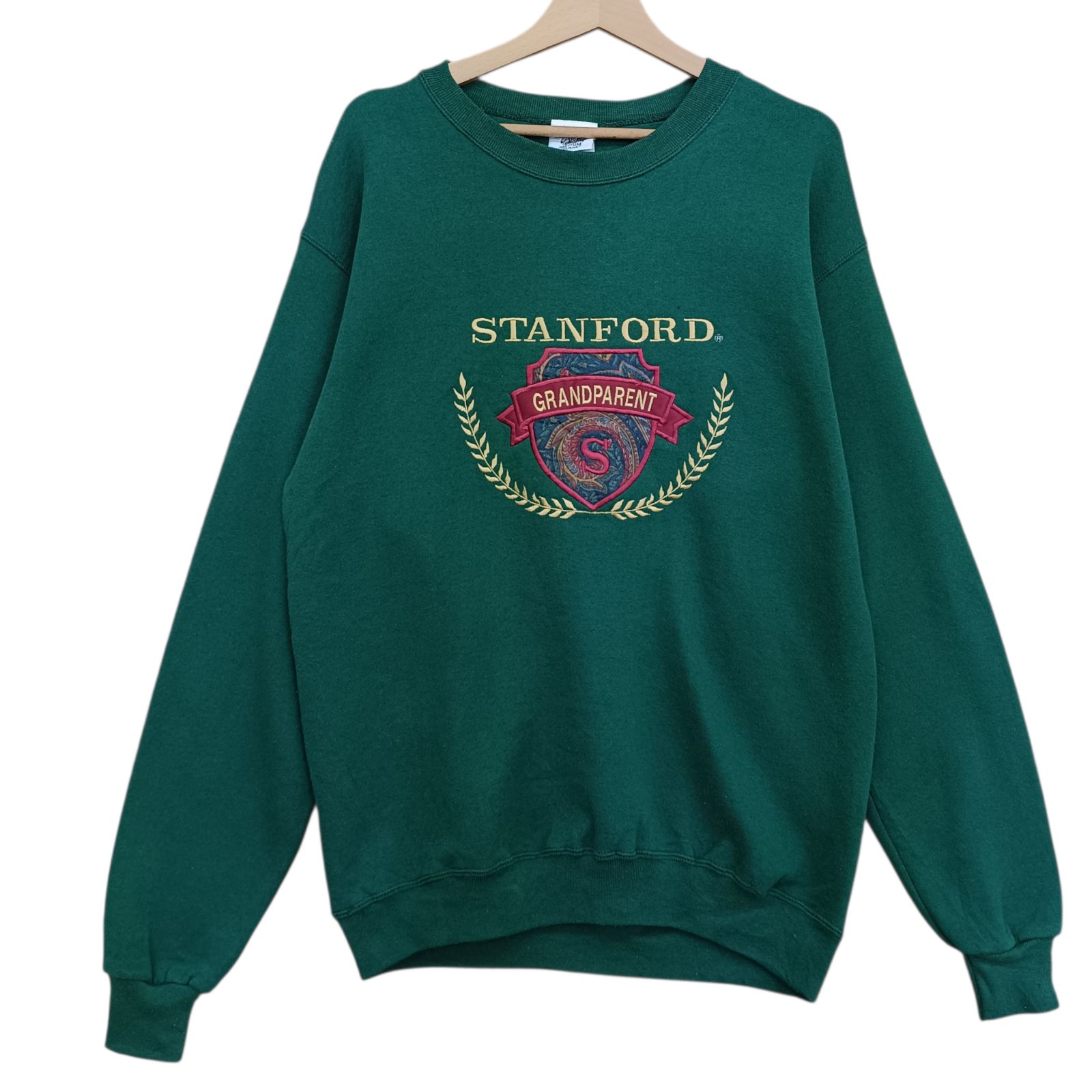 90年代 USA製 カレッジ 刺繍スウェット Stanford University 