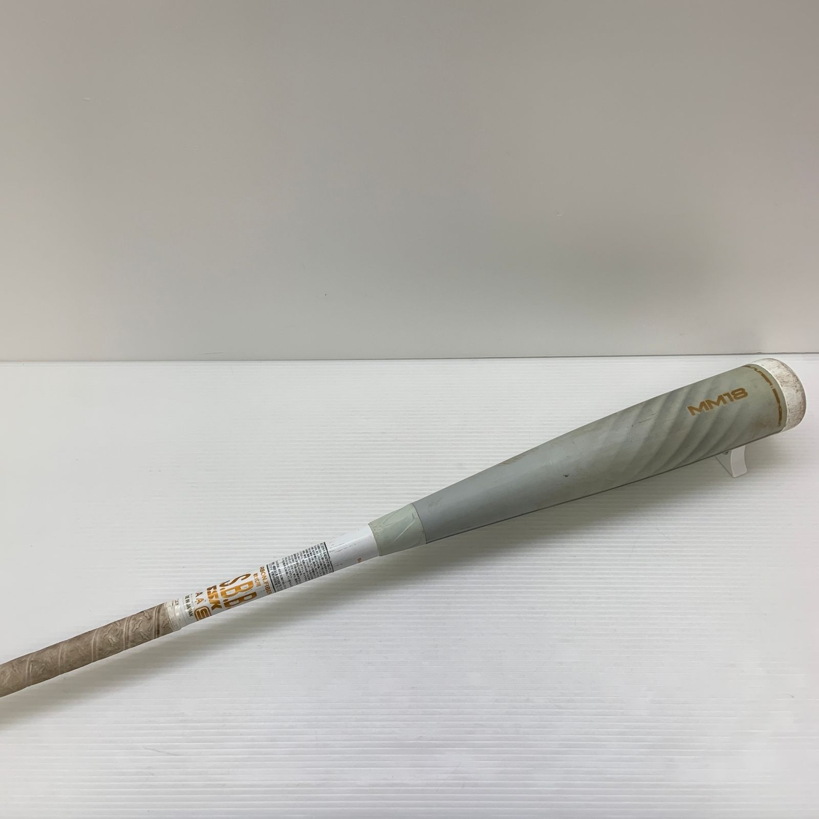 エスエスケイ SSK MM18 軟式 大人 一般 FRP製バット SBB4023WT 中古 