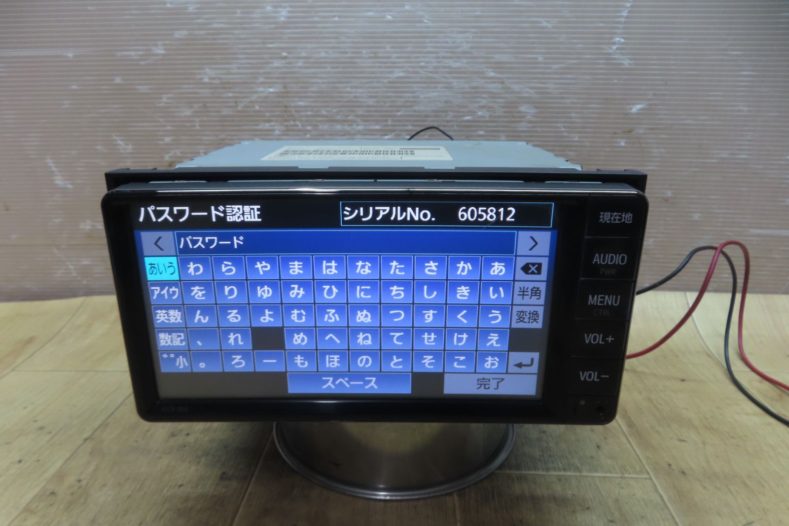 タッチパネル正常☆動作保証付☆F5704/トヨタ純正 NSCN-W68 SDナビ